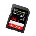 闪迪(SanDisk) 64GB SD存储卡 U3 4K至尊超极速版 读速300MB/s 写速260MB/s 专业摄像机适用