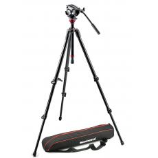 曼富图/Manfrotto MVH500AH,755XBK MVH500AH云台+755XB铝合金三脚架套装