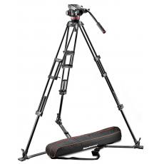 曼富图/Manfrotto MVH502A,546GB-1 MVH502A+546GBK双管三脚架套装（地置）