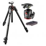 Manfrotto/ 曼富图 MT055CXPRO3 三脚架+MHXPRO-BHQ2 球型云台 脚架...