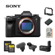 索尼(SONY) Alpha 1 微单（NP-FZ100+PCK-LG1+CEA-G160T+SF-G128T+ECM-B10+XLR-K3M+VG-C4EM+兔笼）套装 数码相机