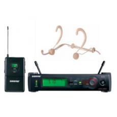 舒尔(Shure)  SLX14/WBH54T 微型无线头戴式超心形电容话筒 (皮肤色头戴)