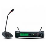 舒尔(Shure) SLX4+MX890+MX405LP/C  无线鹅颈会议话筒 (5英寸:12.7cm/单无线鹅颈会议话筒)
